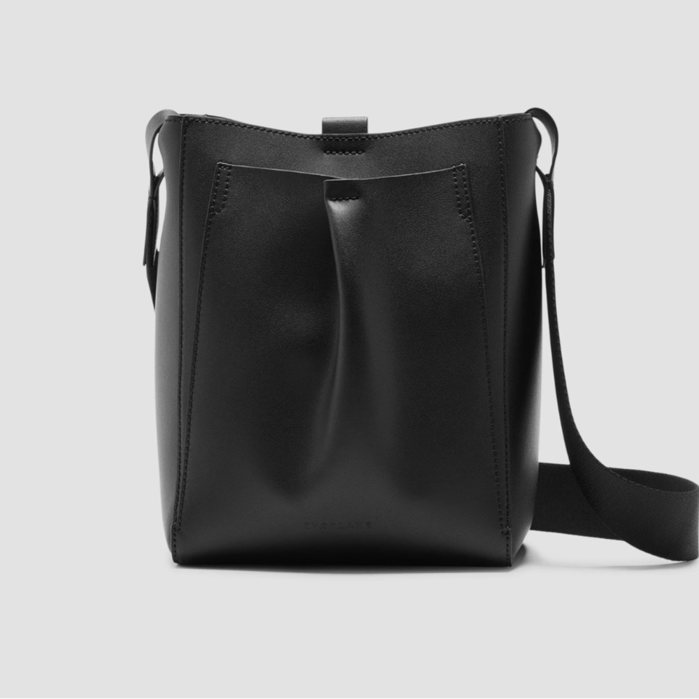 Everlane The Mini Studio Bag Black NWT Premium Italian Leather